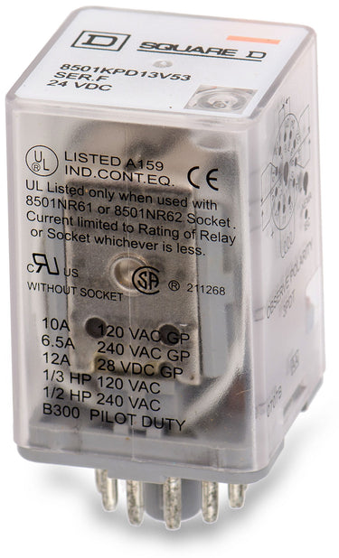 Square D 8501KPD13V53 General Purpose Relay