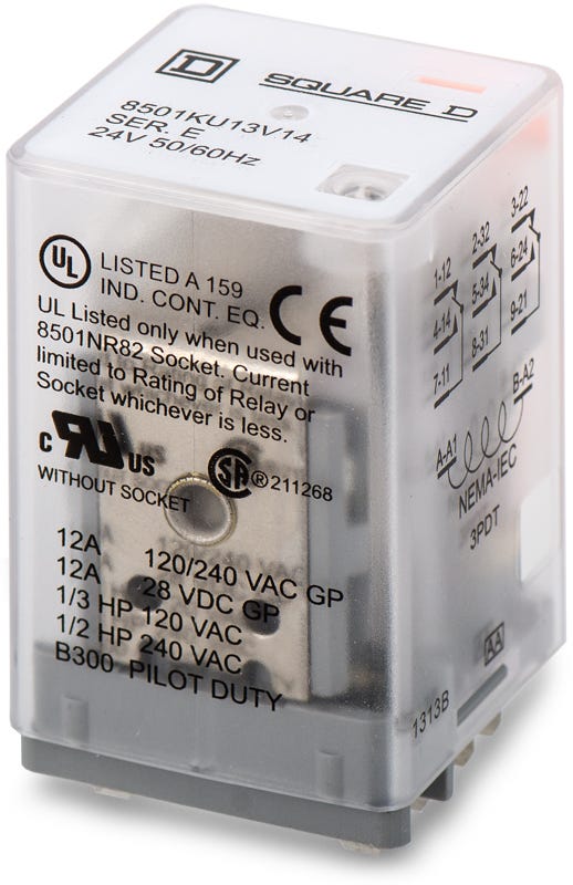 Square D 8501KU13V14 General Purpose Relay