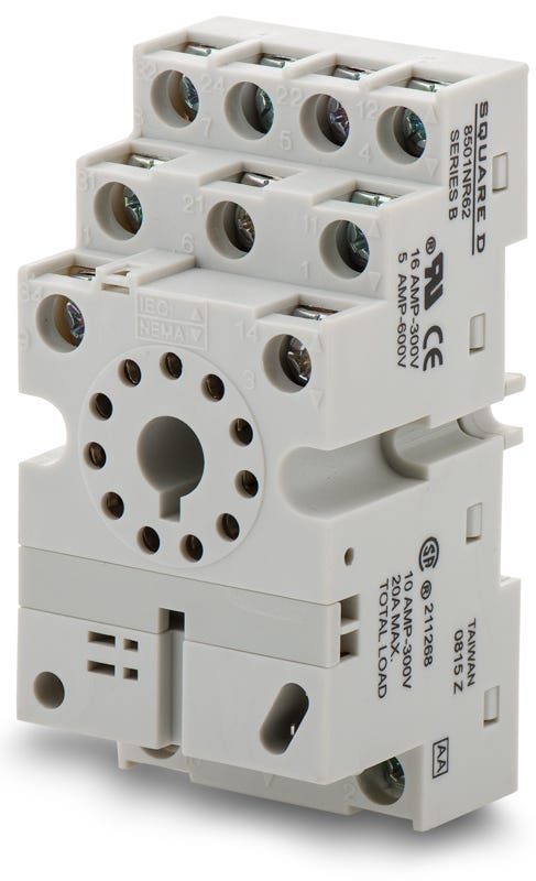 Square D 8501NR62 Relay Socket