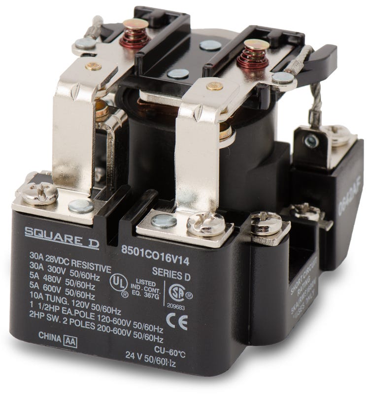 Square D 8501CO16V14 Power Relay