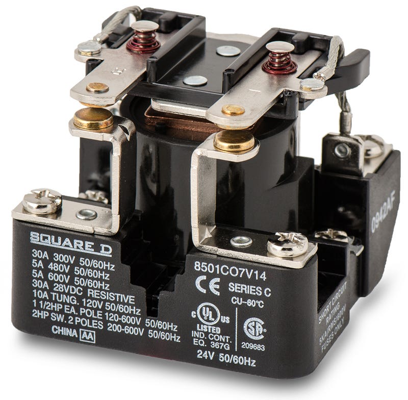 Square D 8501CO7V14 Power Relay