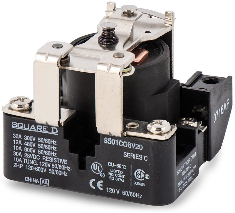 Square D 8501CO8V20 Power Relay