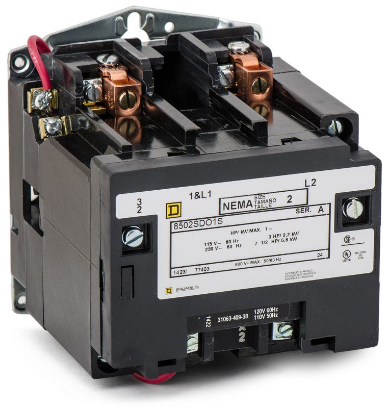 Square D 8502SDO1V02S Non-Reversing Contactor