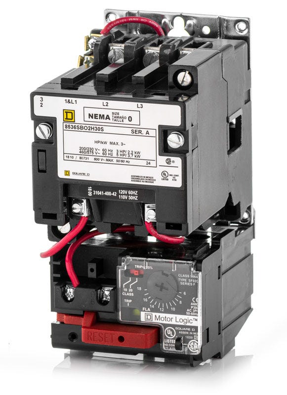Square D 8536SBO2V02H30S Non-Reversing Starter