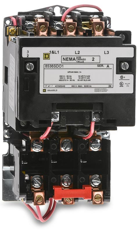 Square D 8536SDO1V08 Motor Starter