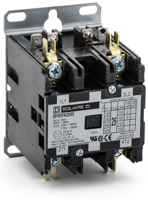 Square D 8910DPA22V02 Definite Purpose Contactor