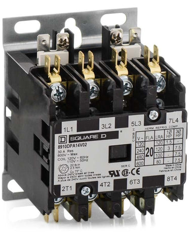 Square D 8910DPA14V02 Definite Purpose Contactor