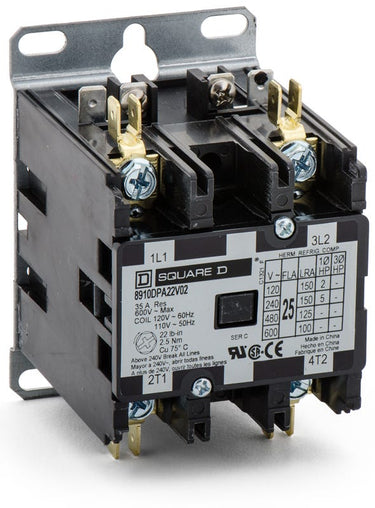 Square D 8910DPA22V14 Definite Purpose Contactor