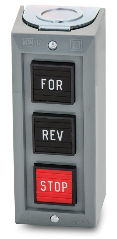 Schneider Electric 9001BG302 Control Station With Three Momentary Push Buttons