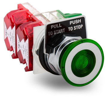 Schneider Electric 9001KR9GH16 Start / Stop Flush Push Button