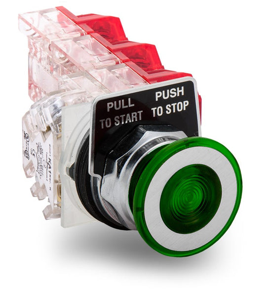 Schneider Electric 9001KR9GH18 Start / Stop Flush Push Button