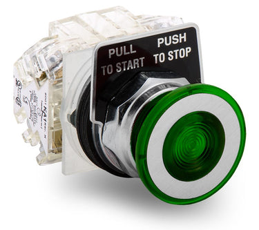 Schneider Electric 9001KR9GH2 Start / Stop Flush Push Button