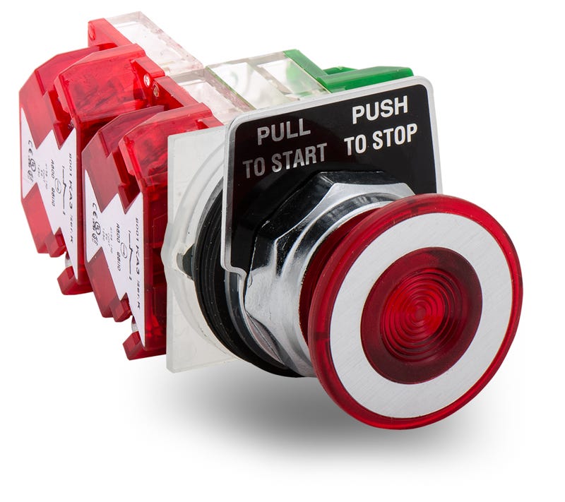Schneider Electric 9001KR9RH16 Mushroom Push Button