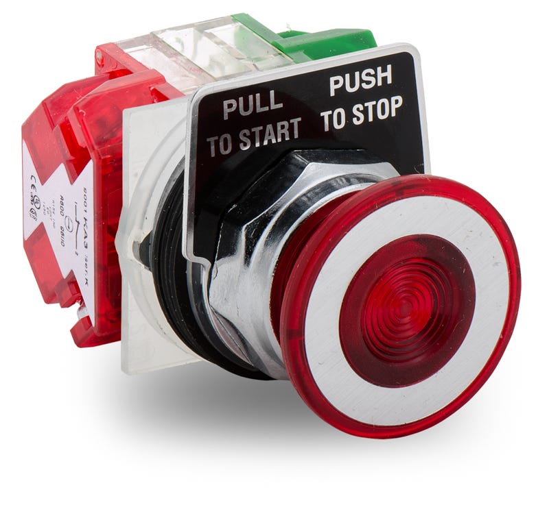 Schneider Electric 9001KR9RH21 Mushroom Push Button