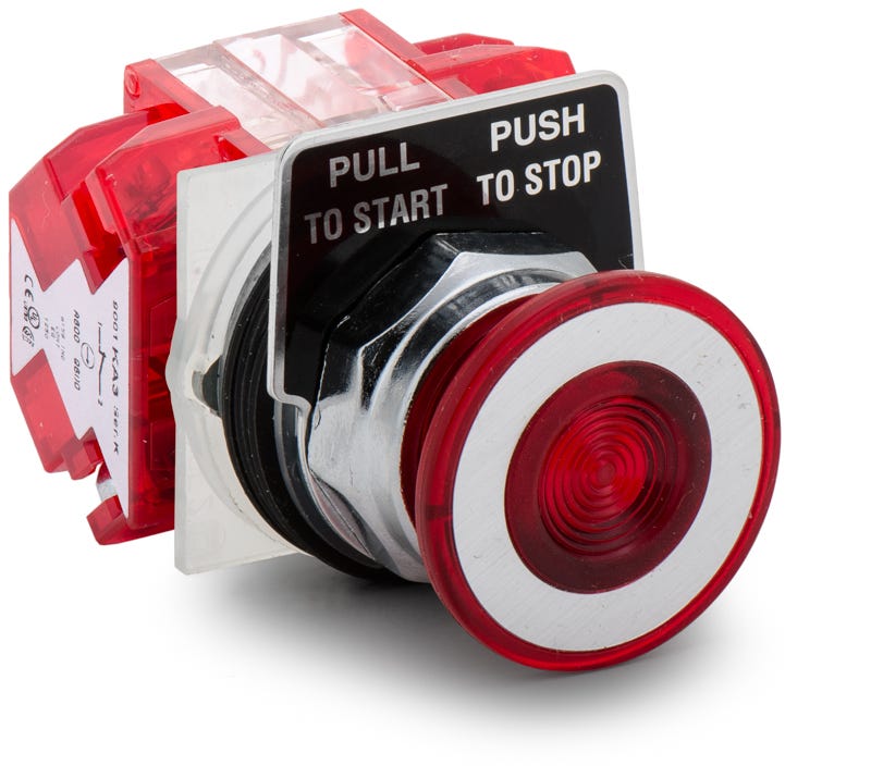 Schneider Electric 9001KR9RH8 Mushroom Push Button