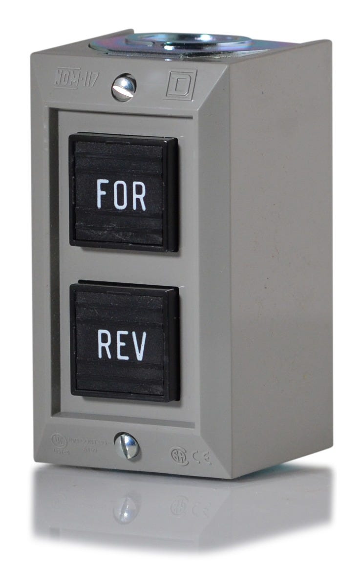 Square D 9001BG206 Push Button Control Station
