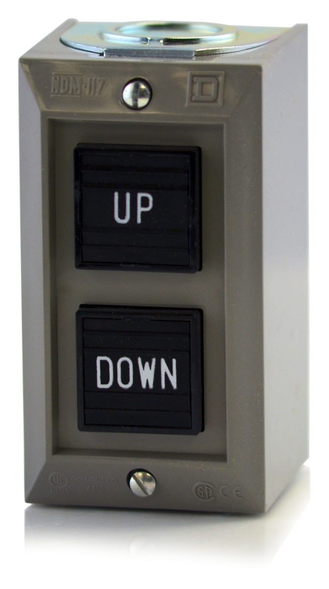 Square D 9001BG208 Push Button Control Station