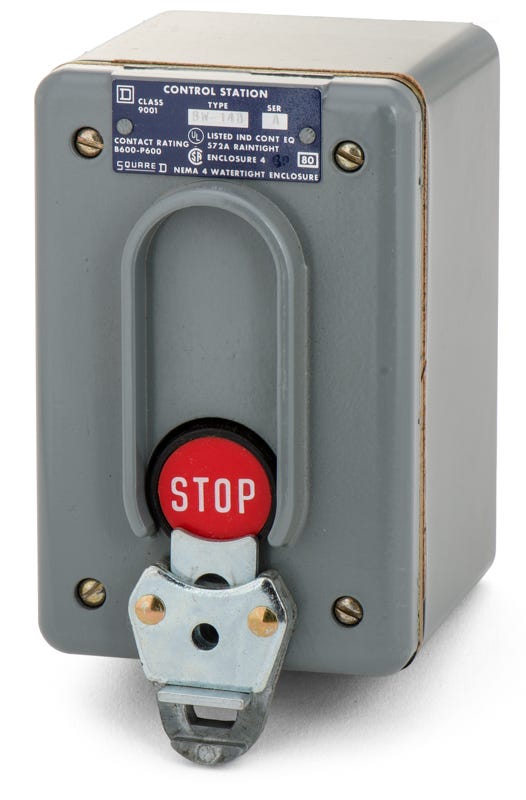 Schneider Electric 9001BW148 Push Button Control Station