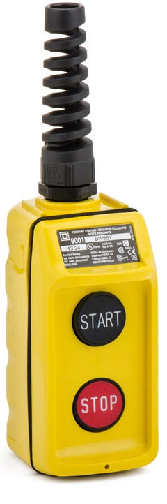 Schneider Electric 9001BW96Y Pendant Station With Strain Relief Push Button