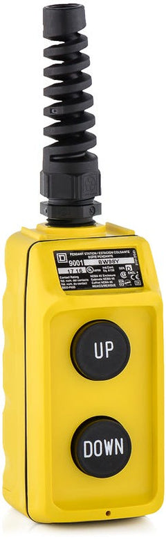 Schneider Electric 9001BW98Y Pendant Station With Strain Relief Push Button