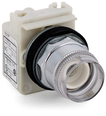 Schneider Electric 9001K1L1 Illuminated Guard Plastic Top Push Button