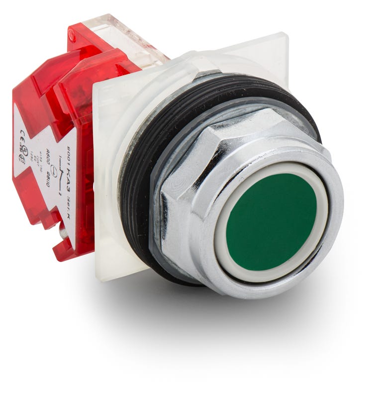 Schneider Electric 9001KR1GH6 Mushroom Push Button With Full Guard