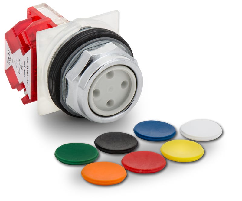 Schneider Electric 9001KR1UH14 Mushroom Push Button With Full Guard