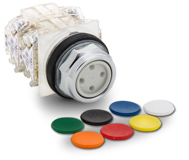 Schneider Electric 9001KR1UH4 Mushroom Push Button With Full Guard