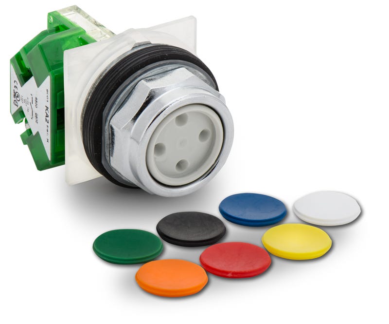 Schneider Electric 9001KR1UH5 Mushroom Push Button With Full Guard