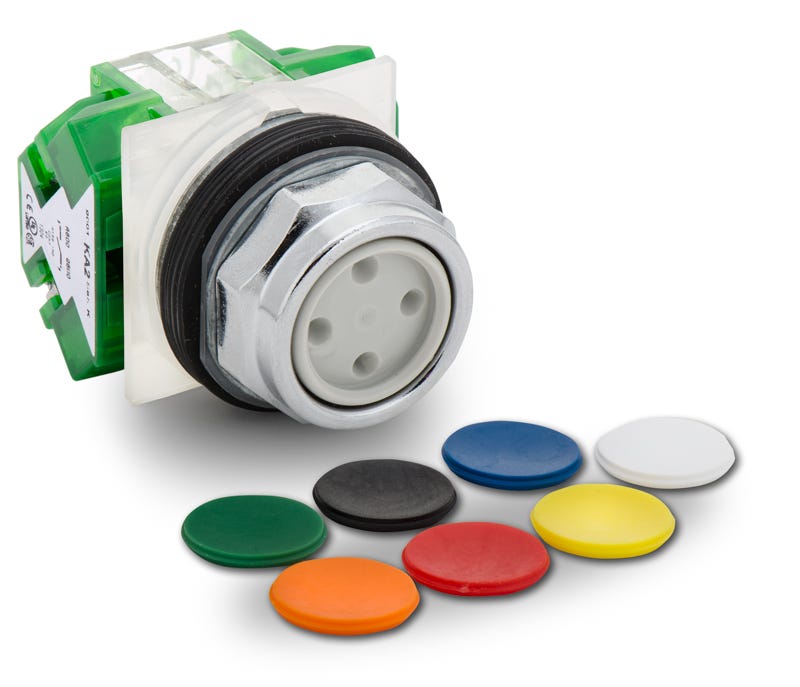 Schneider Electric 9001KR1UH7 Mushroom Push Button With Full Guard