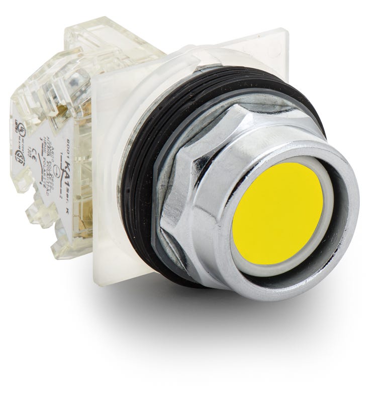 Schneider Electric 9001KR2YH13 Flush Push Button