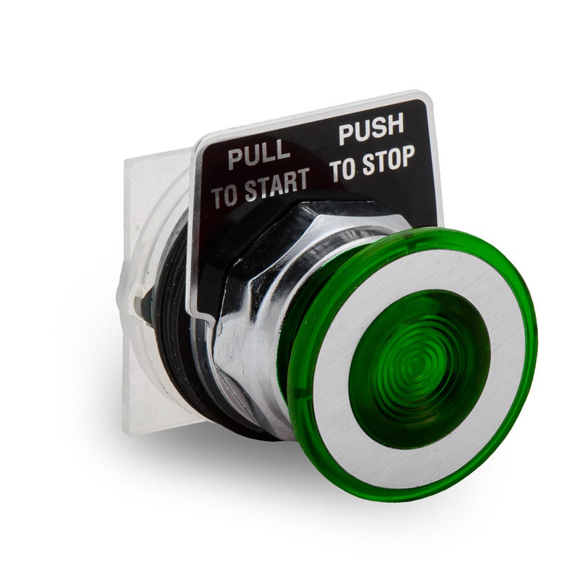 Schneider Electric 9001KR9G Start / Stop Flush Push Button
