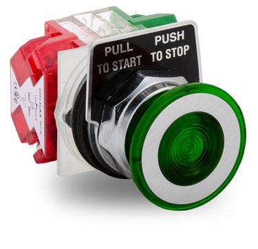 Schneider Electric 9001KR9GH21 Start / Stop Flush Push Button