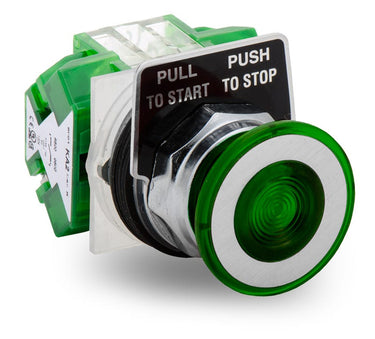 Schneider Electric 9001KR9GH7 Start / Stop Flush Push Button