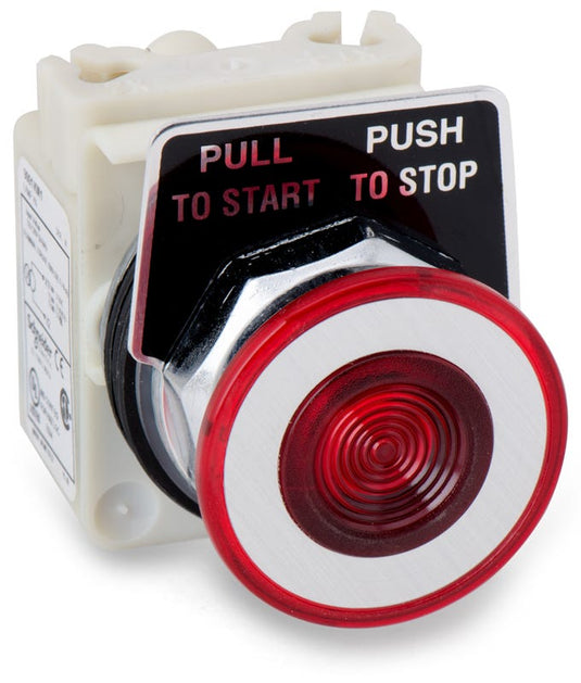 Schneider Electric 9001KR9P1R Mushroom Push Button