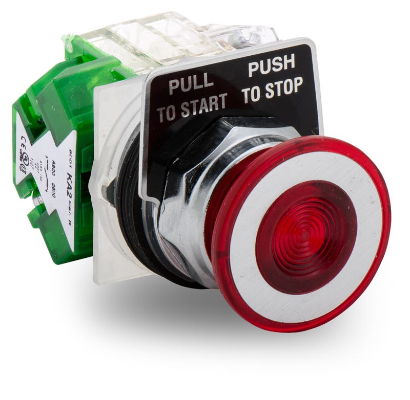 Schneider Electric 9001KR9RH24 Mushroom Push Button