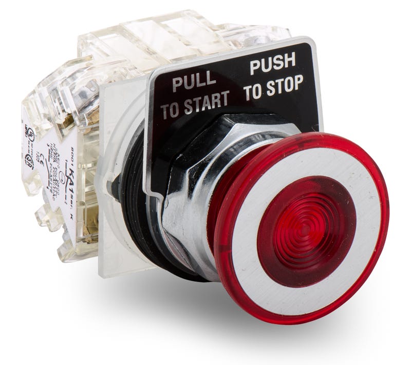 Schneider Electric 9001KR9RH2 Mushroom Push Button