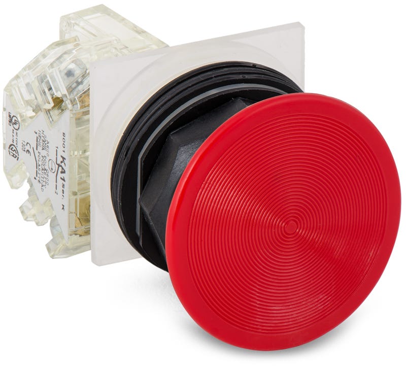 Schneider Electric 9001SKR5RH13 Mushroom Push Button