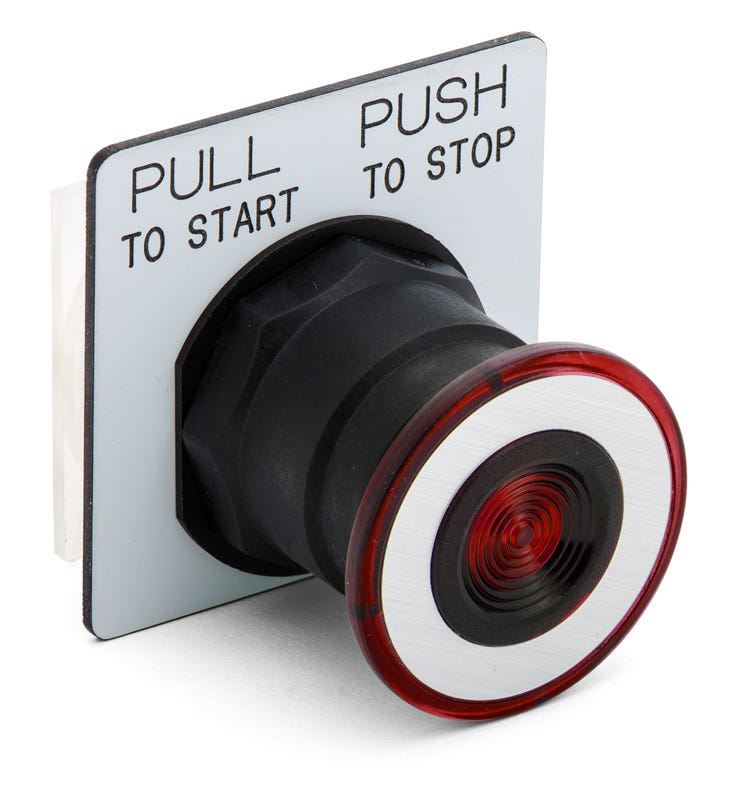Square D 9001SKR8R Push/Pull Push Button Operator