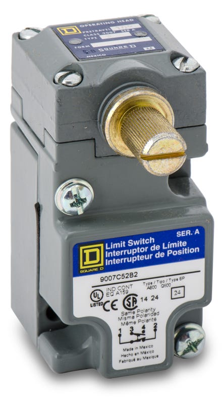 Square D 9007C52B2 Spring Return Lever Limit Switch – SuperBreakers