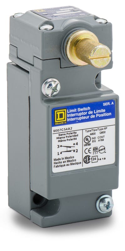 Square D 9007C54A2 Side Rotary Spring Return Lever Limit Switch ...