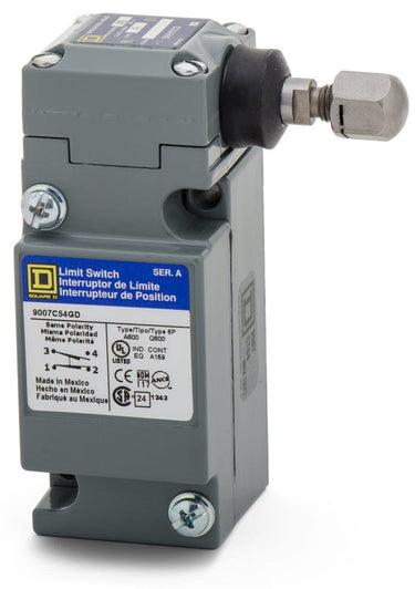 Square D 9007C54GD Side Rotary Spring Return Lever Limit Switch