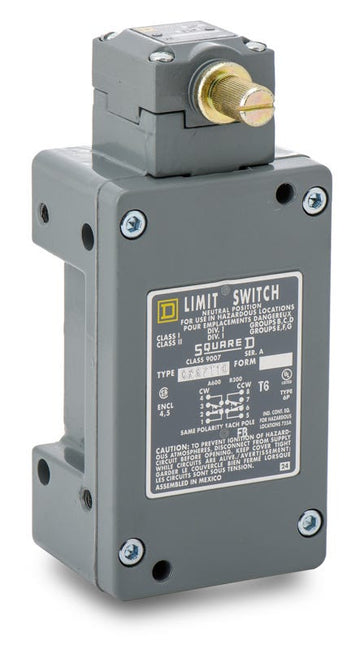 Square D 9007CR67T10 Side Rotary Spring Return Lever Limit Switch