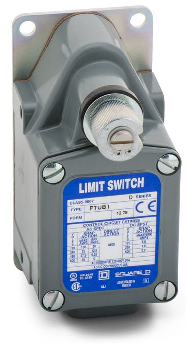 Square D 9007FTUB1 Spring Return Rotary Lever Limit Switch