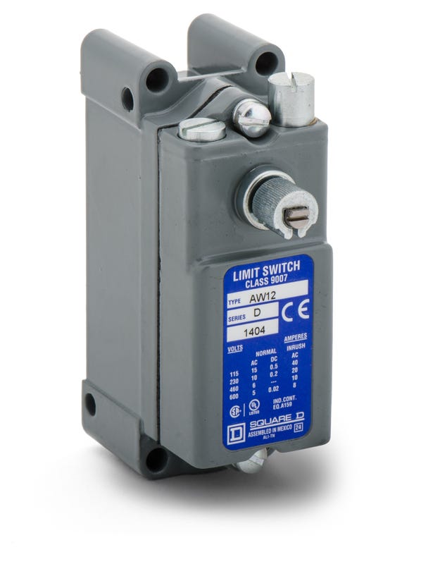 Schneider Electric 9007AW12 Spring Return Lever Limit Switch ...
