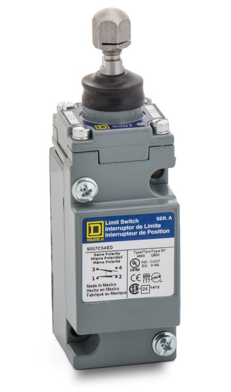 Schneider Electric 9007C54ED Side Rotary Spring Return Lever Limit Switch