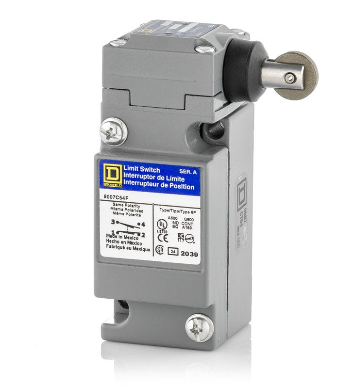 Square D 9007C54F Side Rotary Spring Return Lever Limit Switch ...