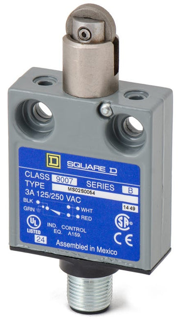 Square D 9007MS02S0054 Top Plunger Roller Limit Switch