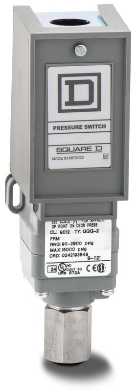 Square D 9012GQG2 Pressure Switch