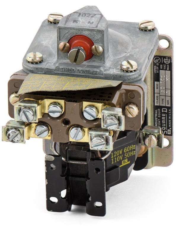 Square D 9050-AO10E-R(120V) Pneumatic Timer – SuperBreakers